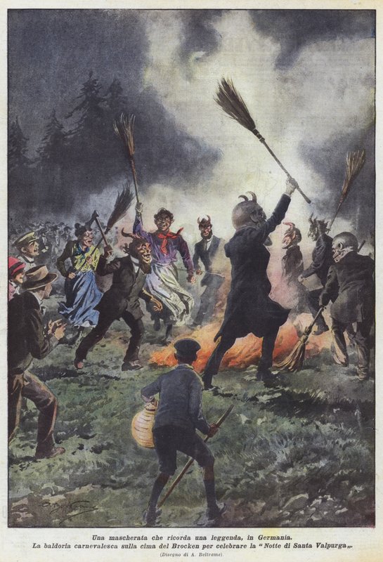 Legendára emlékeztető maskara Németországban alkotó: Achille Beltrame