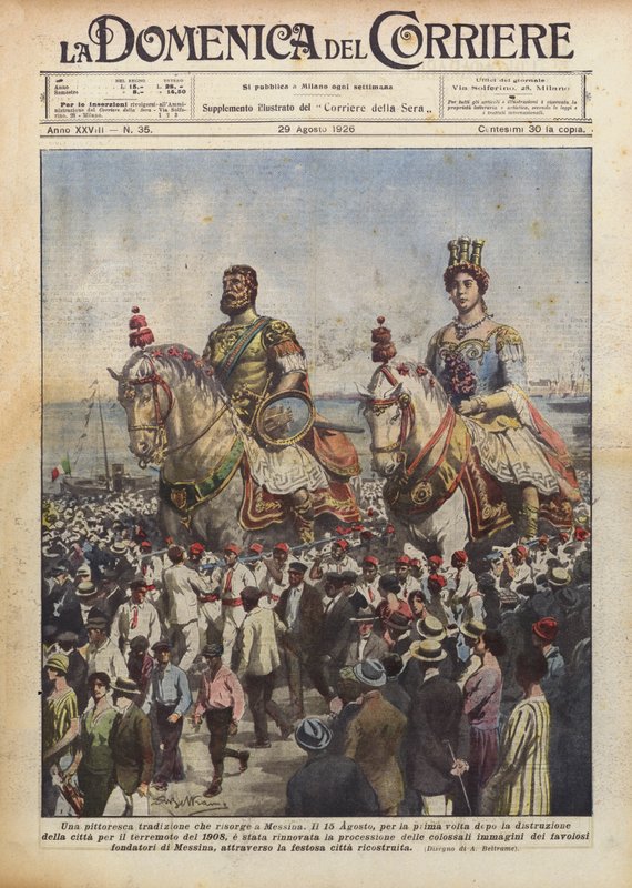 Messinában újjáéledő festői hagyomány alkotó: Achille Beltrame