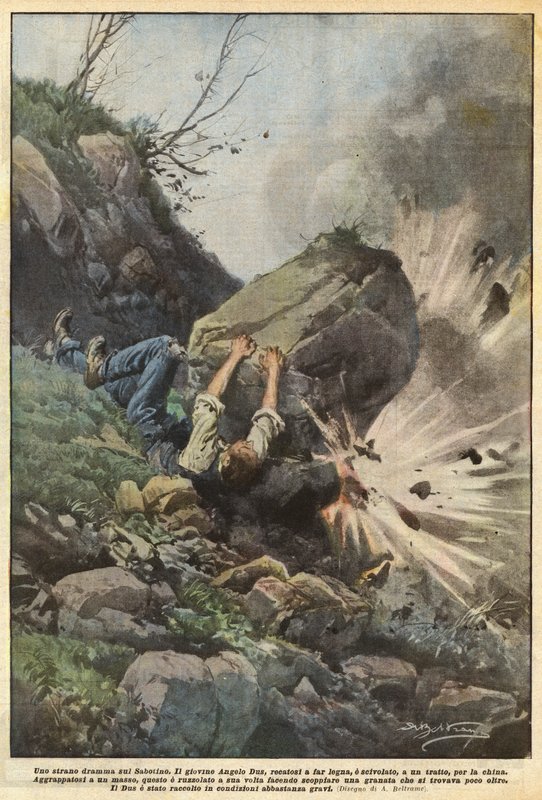 Különös dráma Sabotinóról alkotó: Achille Beltrame
