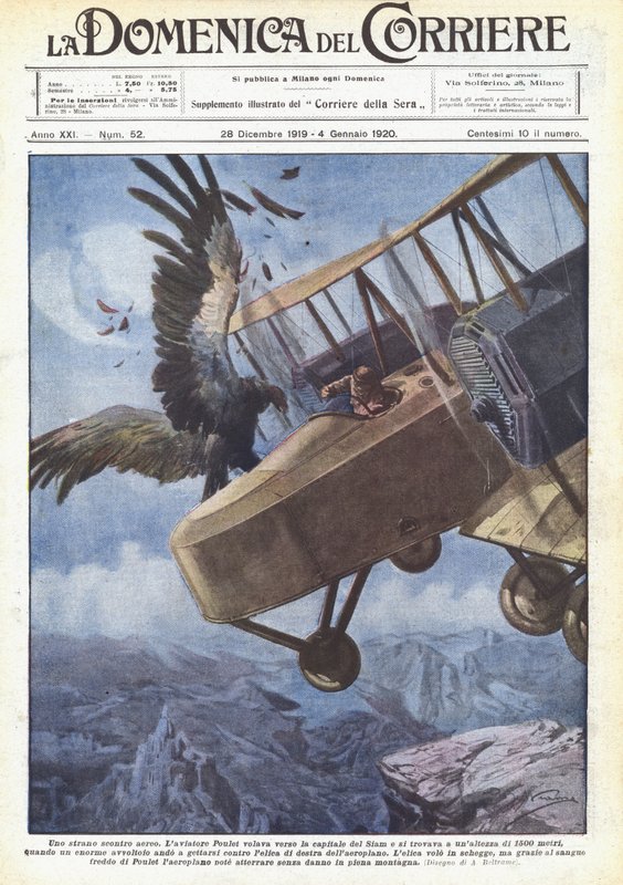 Furcsa repülőbaleset alkotó: Achille Beltrame