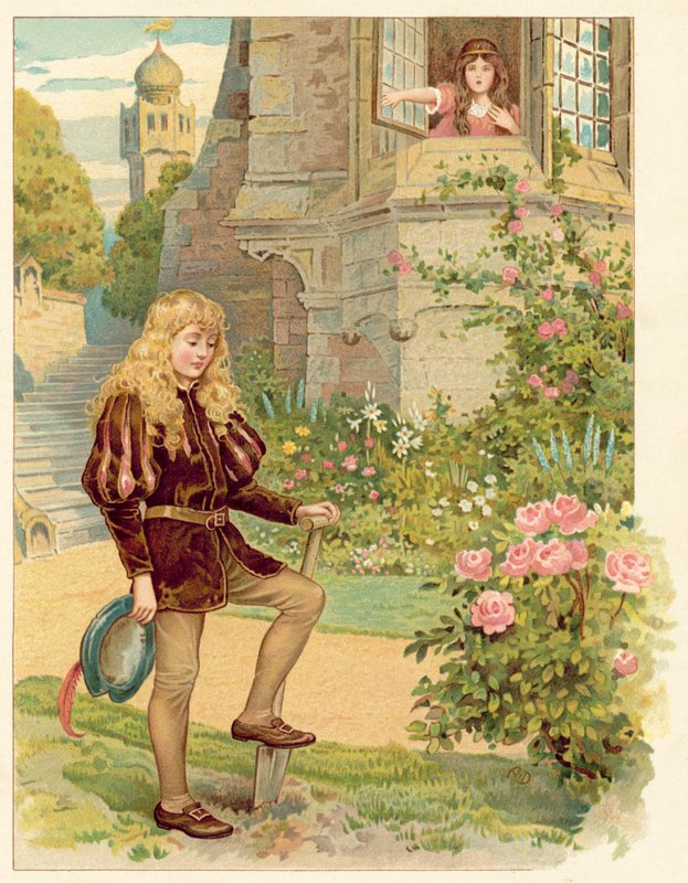 Az aranyzáras herceg (chromolitho) alkotó: Ada Dennis