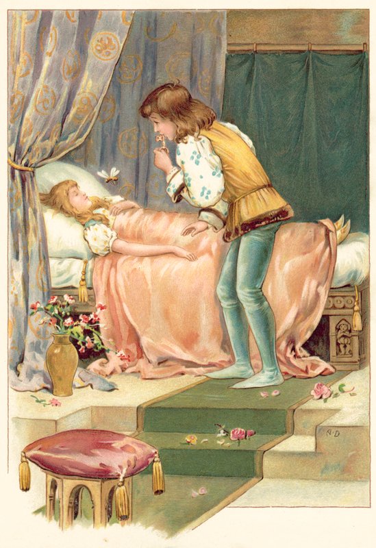 A méhkirálynő (chromolitho) alkotó: Ada Dennis