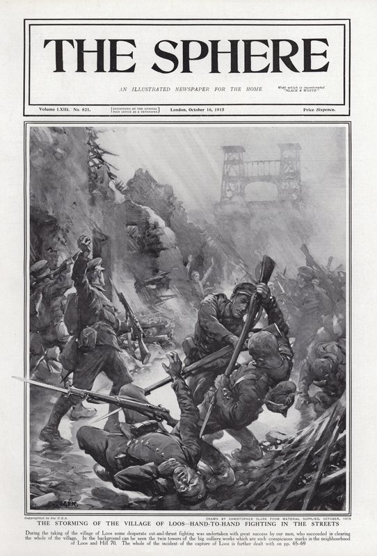 Loosi csata, I. világháború, 1915 alkotó: Addison Thomas Millar