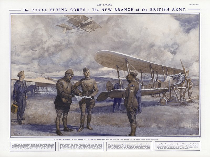 A Royal Flying Corps: a brit hadsereg új ága alkotó: Addison Thomas Millar
