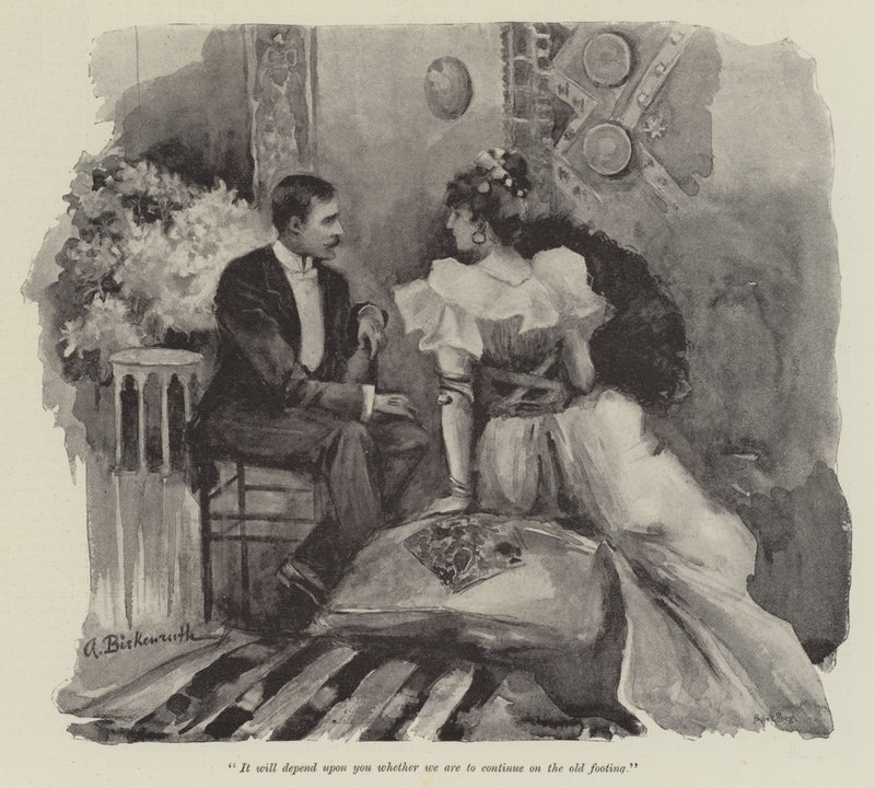 A lázadó királynő, Walter Besant alkotó: Adolphe Birkenruth