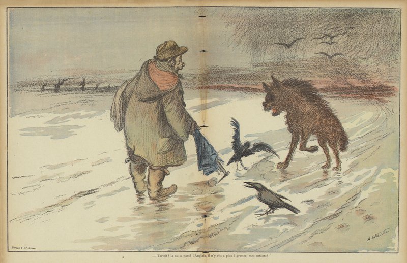 Illusztráció Le Rire alkotó: Adolphe Leon Willette