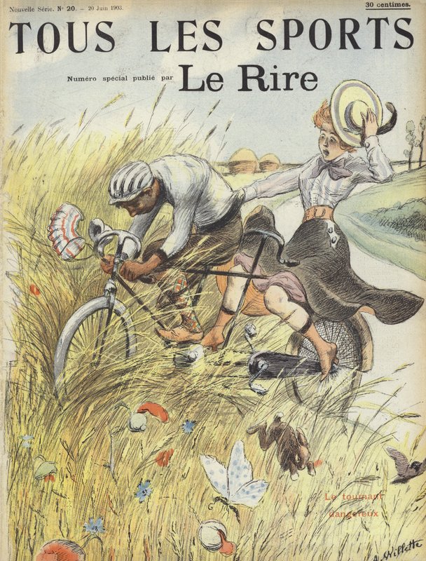 Illusztráció Le Rire alkotó: Adolphe Leon Willette