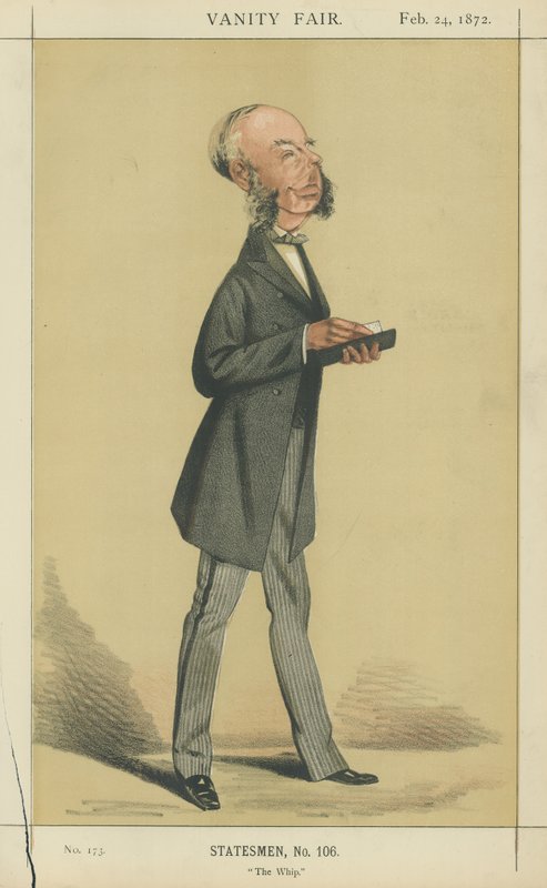 The Honourable George Glyn (színes litográfia) alkotó: Adriano Cecioni