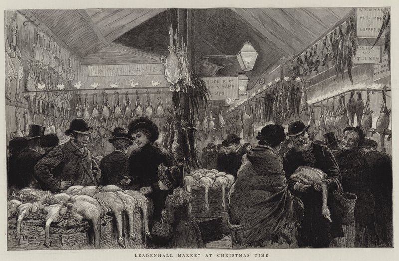 Leadenhall piac karácsonykor alkotó: Adrien Emmanuel Marie