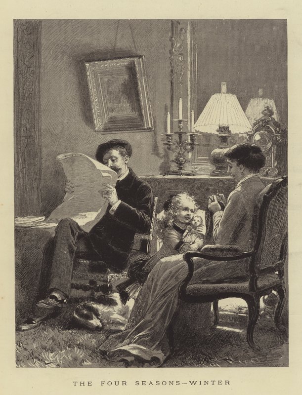 A négy évszak, tél alkotó: Adrien Emmanuel Marie