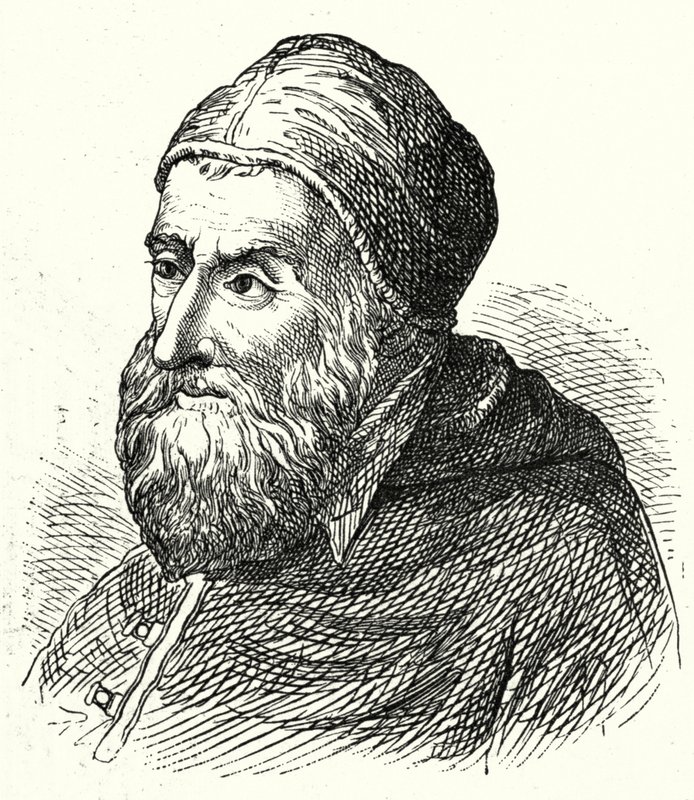IV. Sixtus pápa (metszet) alkotó: Agostino Musi