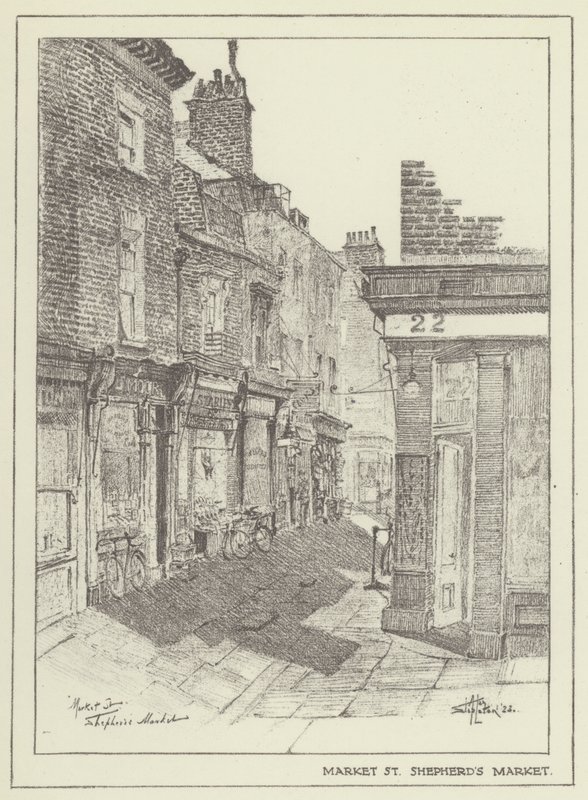 Market Street, Shepherds Market alkotó: Alan Stapleton