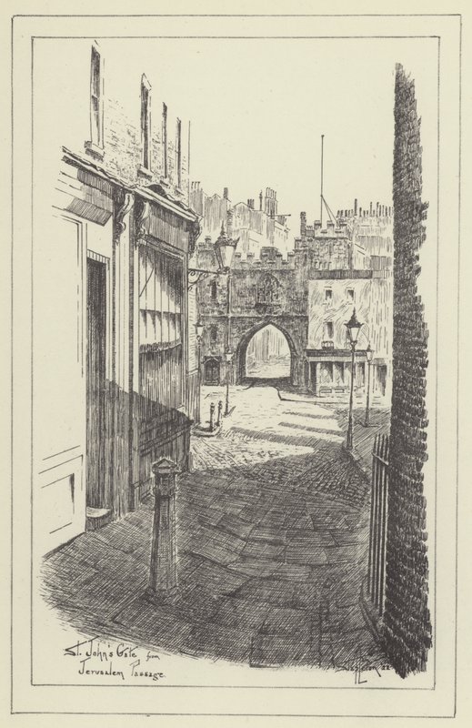 St Johns Gate a Jeruzsálemi átjáróból alkotó: Alan Stapleton