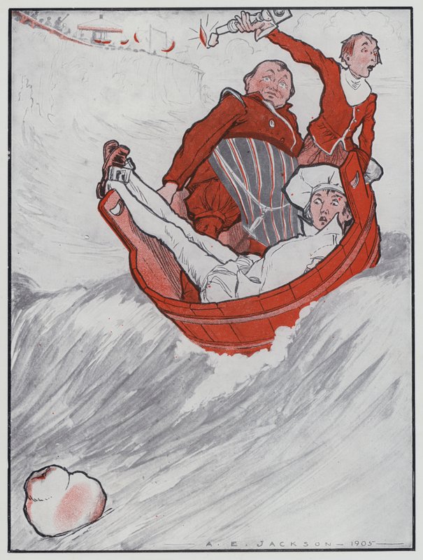 Rub-a-dub-dub (színes lito) alkotó: Albert Edward Jackson