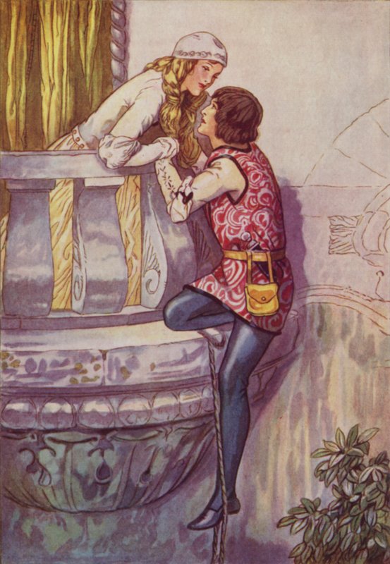 Shakespeare: Rómeó és Júlia (színes litó) alkotó: Albert Edward Jackson