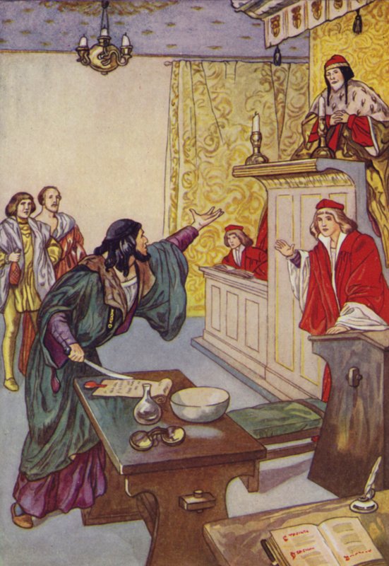 Shakespeare: A velencei kereskedő (színes litó) alkotó: Albert Edward Jackson
