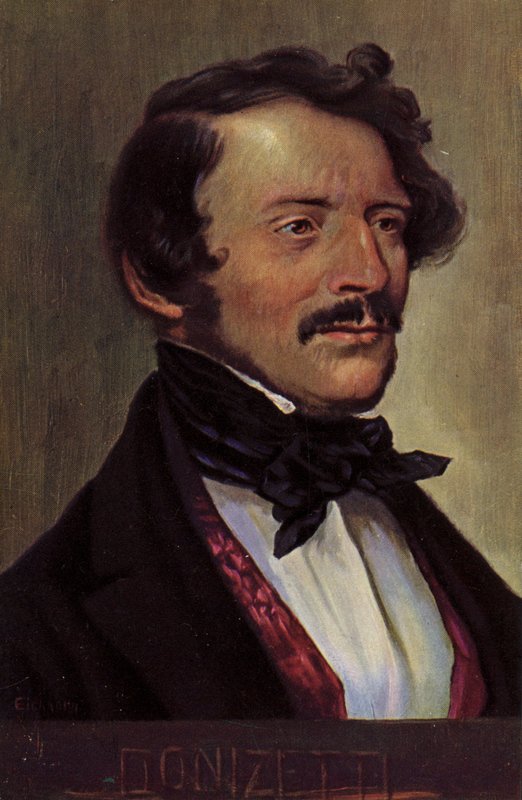 Gaetano Donizetti, olasz zeneszerző (1797-1848) alkotó: Albert Eichhorn