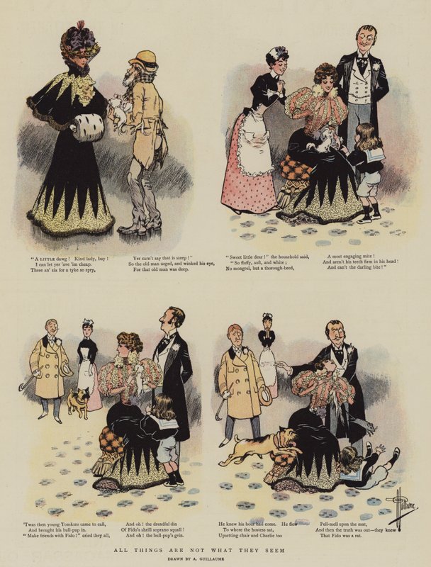 Minden dolog nem az, aminek látszik (chromolitho) alkotó: Albert Guillaume