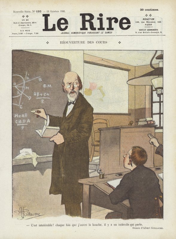 Illusztráció Le Rire alkotó: Albert Guillaume