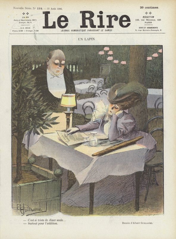 Illusztráció Le Rire alkotó: Albert Guillaume