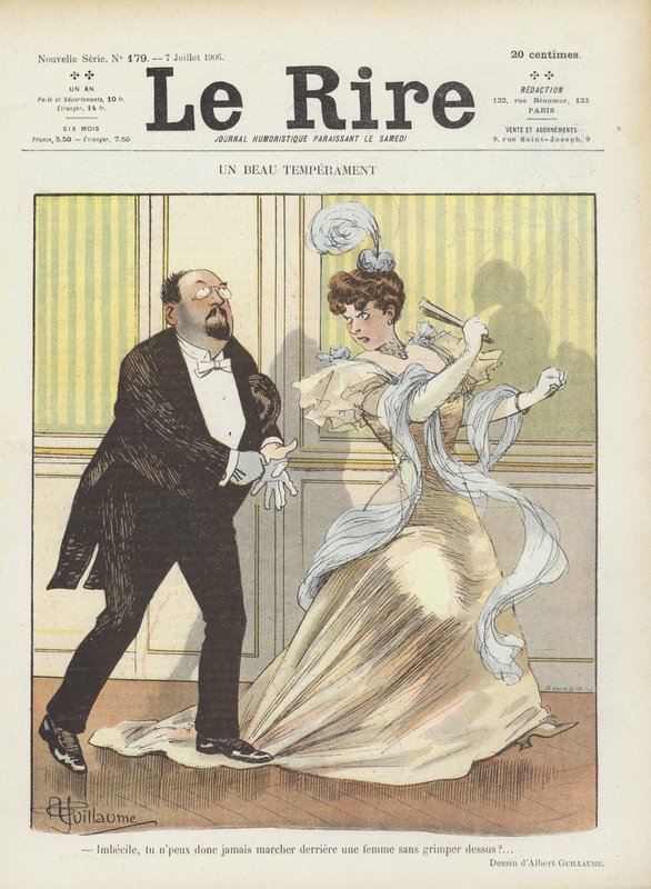 Illusztráció Le Rire alkotó: Albert Guillaume
