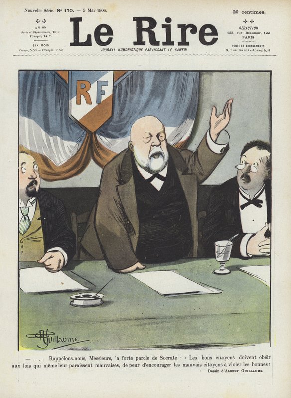 Illusztráció Le Rire alkotó: Albert Guillaume