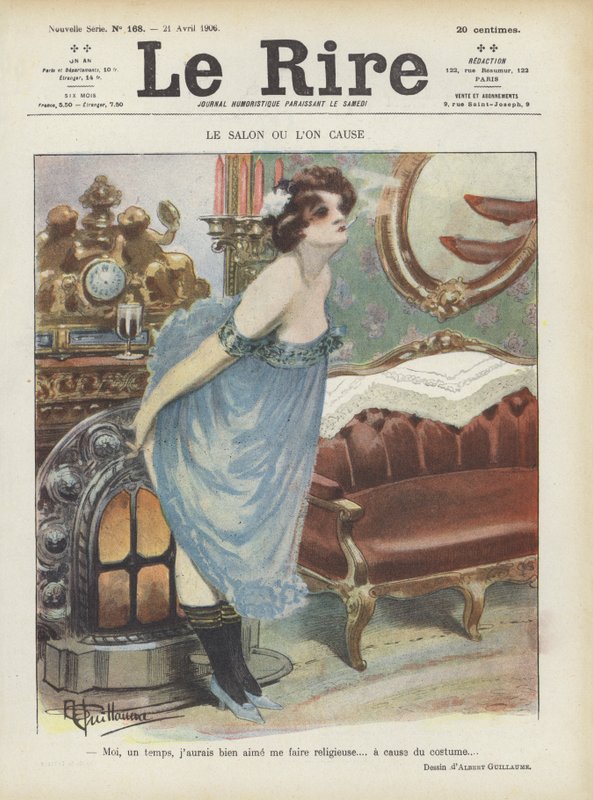 Illusztráció Le Rire alkotó: Albert Guillaume