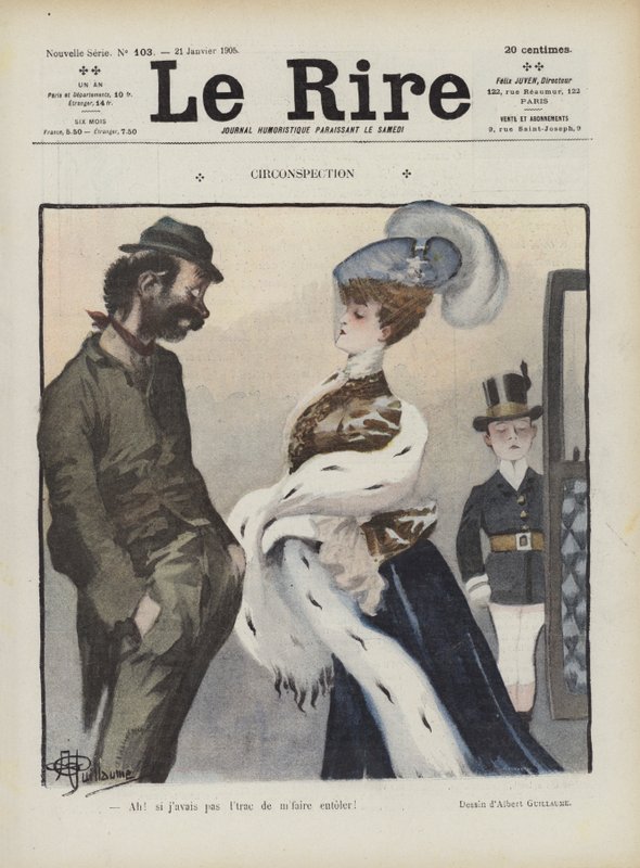 Illusztráció Le Rire alkotó: Albert Guillaume