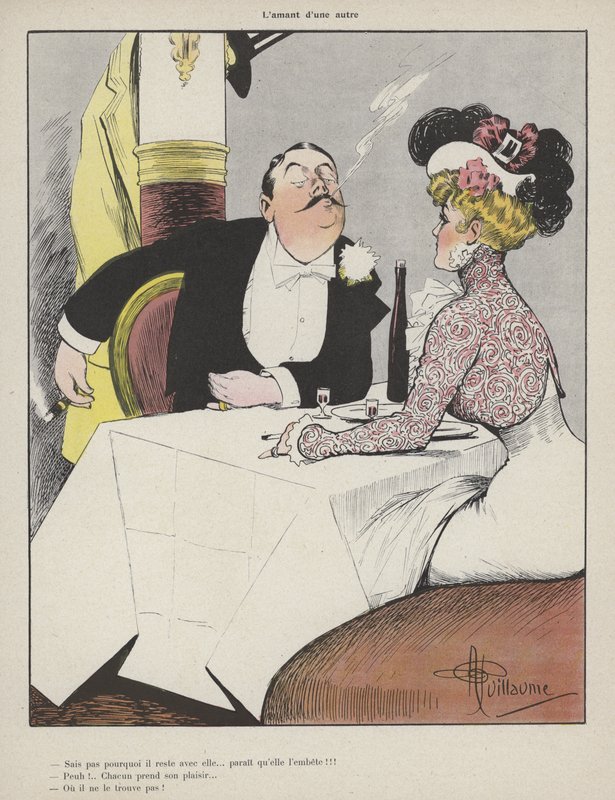 a másik szeretője alkotó: Albert Guillaume