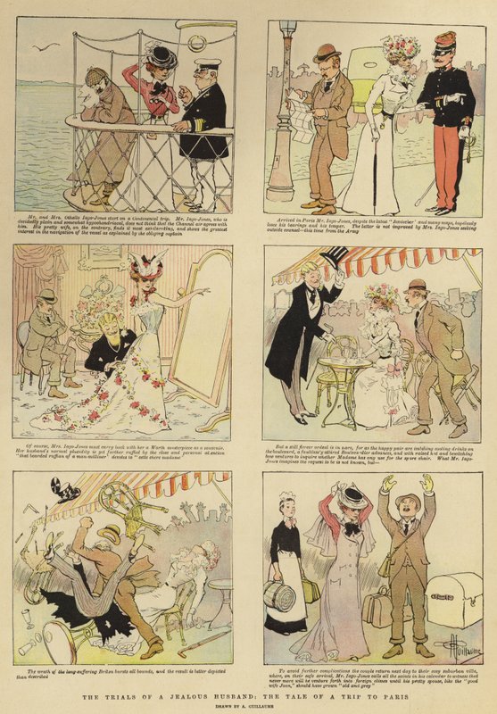 Egy féltékeny férj megpróbáltatásai, egy párizsi utazás meséje alkotó: Albert Guillaume