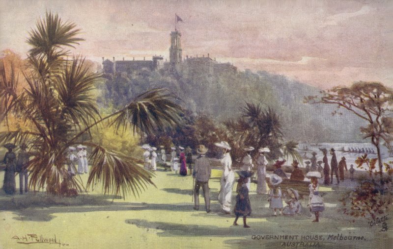 Kormányzati Ház, Melbourne, Ausztrália alkotó: Albert Henry Fullwood