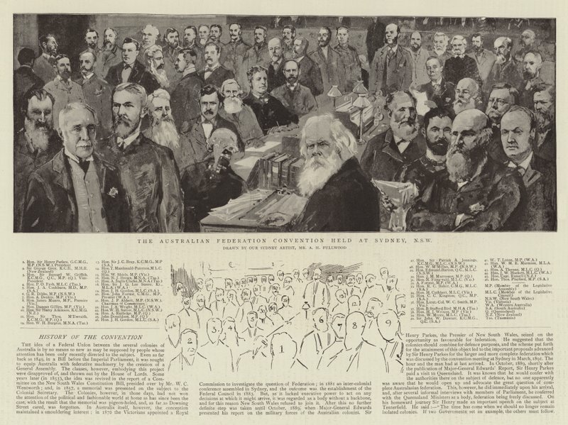 Az ausztrál szövetség kongresszusa Sydneyben (NSW) tartották meg alkotó: Albert Henry Fullwood