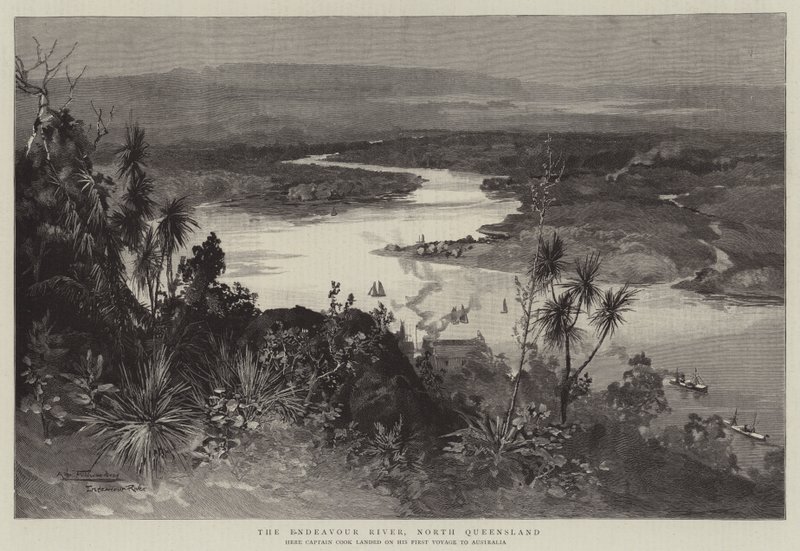 Az Endeavour folyó, Észak-Queensland alkotó: Albert Henry Fullwood