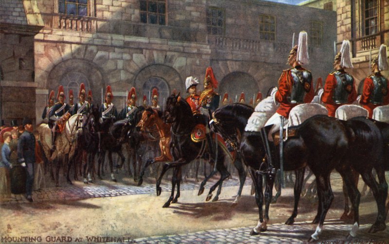 Az őrség felszerelése a Whitehallban alkotó: Albert Henry and Payne Payne