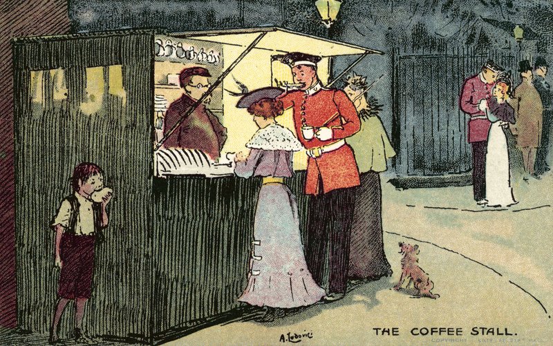 The Coffee Stall, London alkotó: Albert Jnr. Ludovici