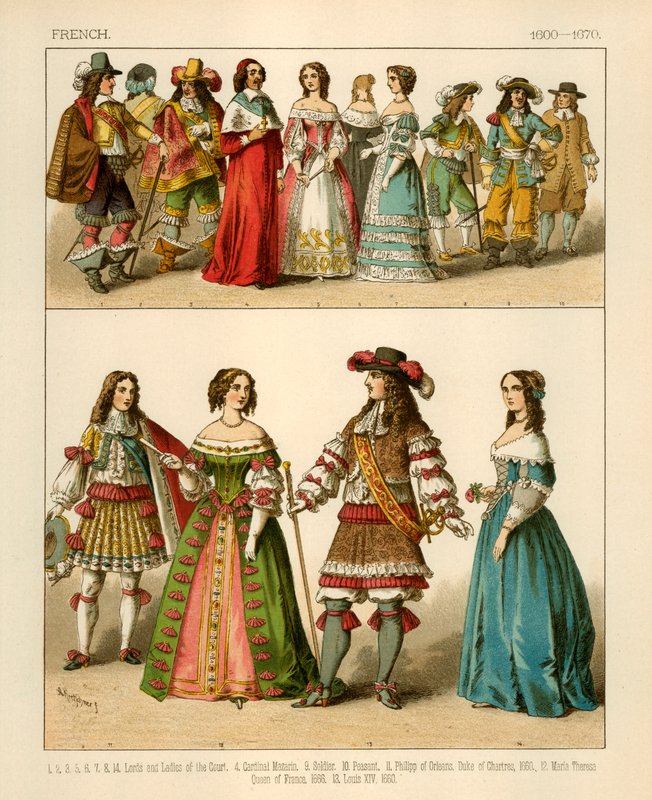 Francia viseletek 1600-1670 alkotó: Albert Kretschmer