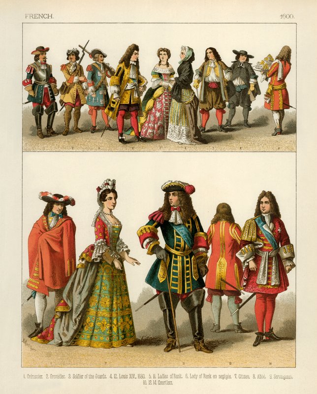 Francia jelmezek 1600 alkotó: Albert Kretschmer