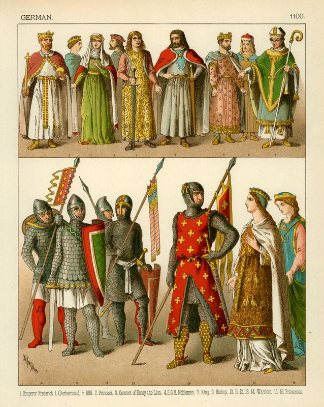 Német jelmez 1100 alkotó: Albert Kretschmer