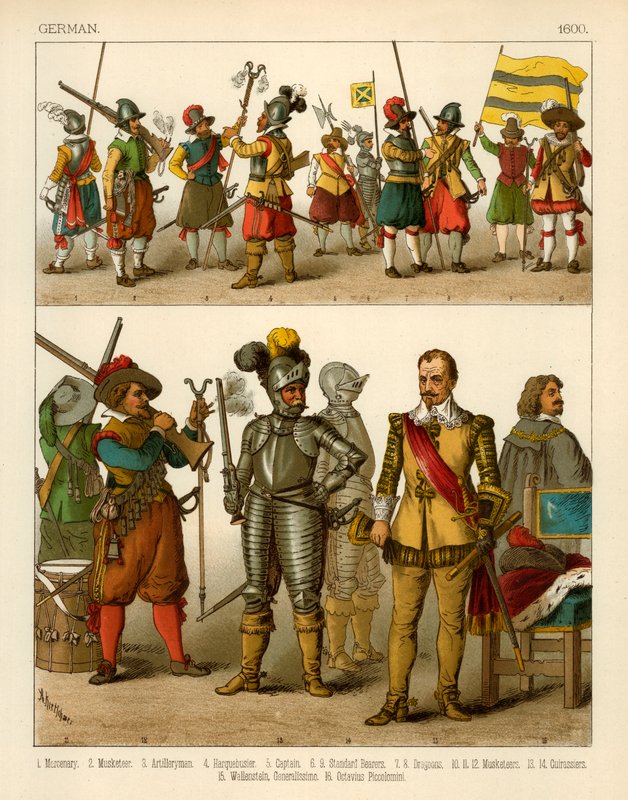 Német jelmezek 1600 alkotó: Albert Kretschmer