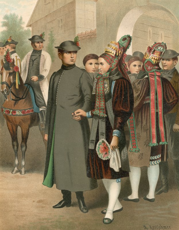 Német kosztüm, Altenburg alkotó: Albert Kretschmer