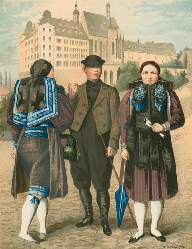 Német kosztüm, Altenburg alkotó: Albert Kretschmer