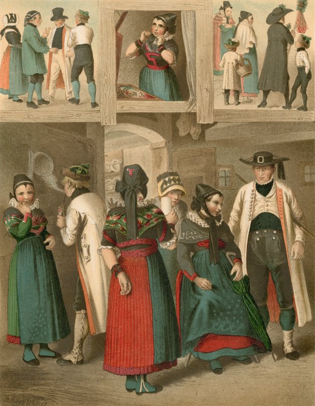 Német jelmez, Westphalen alkotó: Albert Kretschmer