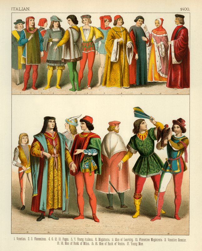 Olasz jelmez 1400 alkotó: Albert Kretschmer