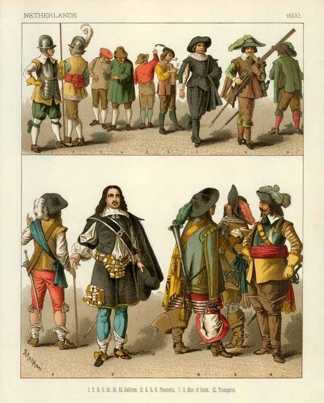Holland jelmezek 1600 alkotó: Albert Kretschmer