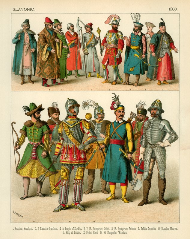 Szláv jelmez 1500 alkotó: Albert Kretschmer