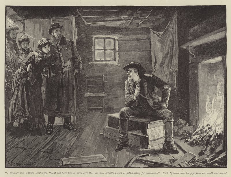 A nagybátyjuk Kaliforniából, Bret Harte alkotó: Albert Morrow