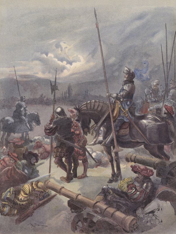 Marignan éjszaka alkotó: Albert Robida