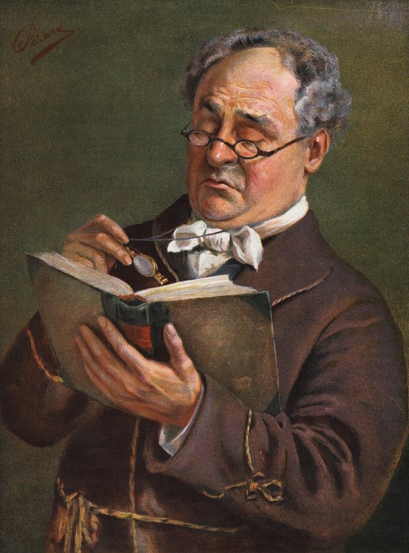 Látás (színes litográfia) alkotó: Albert William Holden