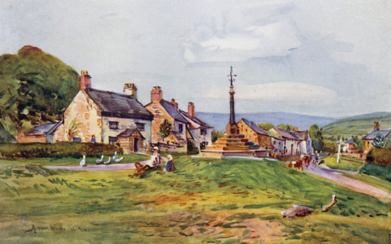 Inglewhite (színes litho) alkotó: Albert Woods
