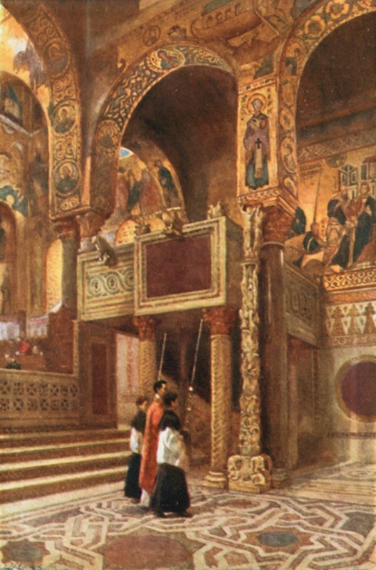 Palatinus-kápolna, Palermo alkotó: Alberto Pisa
